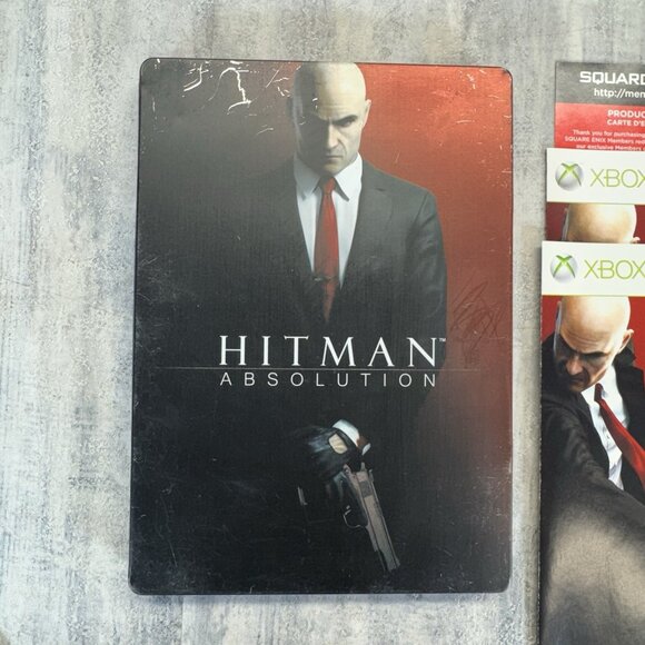Hitman: Absolution Steelbook (Microsoft Xbox 360, 2012) Tested Complete CIB - Picture 3 of 8